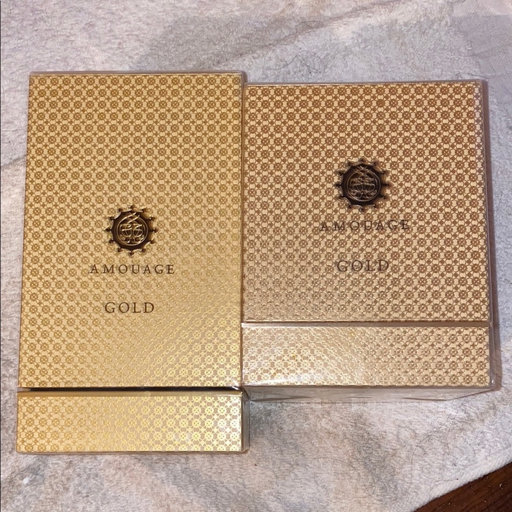 Amouage Gold for Man and Woman new sealed selling each separately